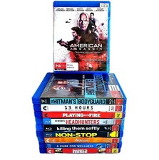 American Assassin 10x Blu-ray Gift Set Bundle Headhunters Daddy's Home Region B