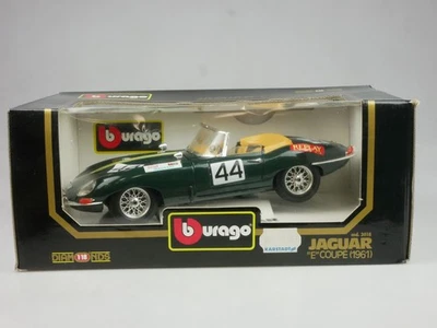 Bburago 1/18 Jaguar E-type Coupe 1961 44 Racing Replay 3018 in Blisterbox 132867 - Bild 1 von 4
