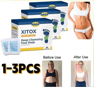 30~90x Foot  Patches Pads Toxins Deep Cleansing Herbal Organic Pad