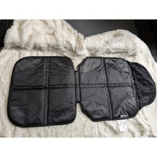 Summer Black Waterproof Carseat Mat With Pockets