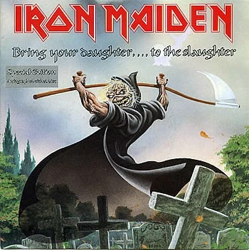 Iron Maiden - Amenez votre fille... à l'abattoir (7", côté S, simple, E...