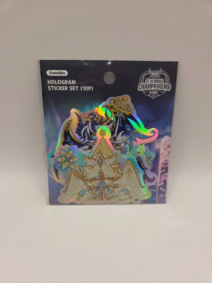 Cookie Run World Championship Full Hologram All-in-One box
