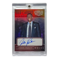 Panini NBA Gala Jabari Parker Bucks Rookie Card 01/30 Silver/Red Near Mint. rookie card picture