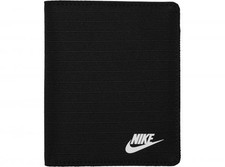 Nike Wallet Club Fold Wallet Black / Black / White Card Holder New Light weight