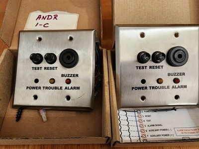 Lot of 2- Suncoast Environmental Alarm Annunciator Panel for LD4120/ D4120