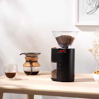 Bodum Black Bistro Conical Burr Electric Coffee Grinder