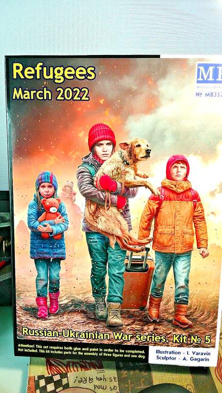 Master Box- 1/35- Refugees ,March 2022 Russian Ukrainian War Series #5 MB35228
