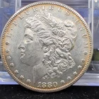 1880 CC Morgan Dollar $1 Silver Coin Philadelphia Business Strike 0.900 Fineness