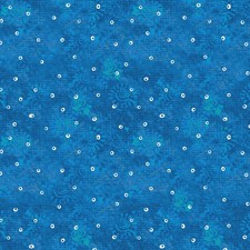 1/2 Yard Fabric - Fantasticats Hollow Dots Blue by Laurel Burch for Clothworks