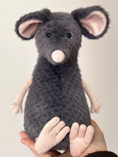 Jellycat Lachlan Sad Rat Rare Collection Birthday Gift Tags + Dust Bag Halloween