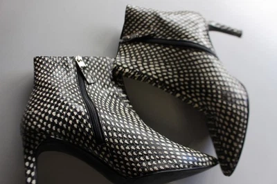 L.K.BENNETT Londres Bottines à talons lézard T 37 (33431) - Photo 1/4
