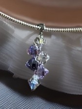 Amethyst  crystal necklace