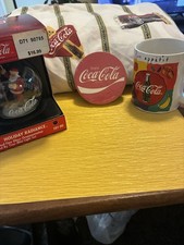 Lot de 4 pièces Coca-Cola, tasse, sous-verres, Père Noël, drap housse double occasion