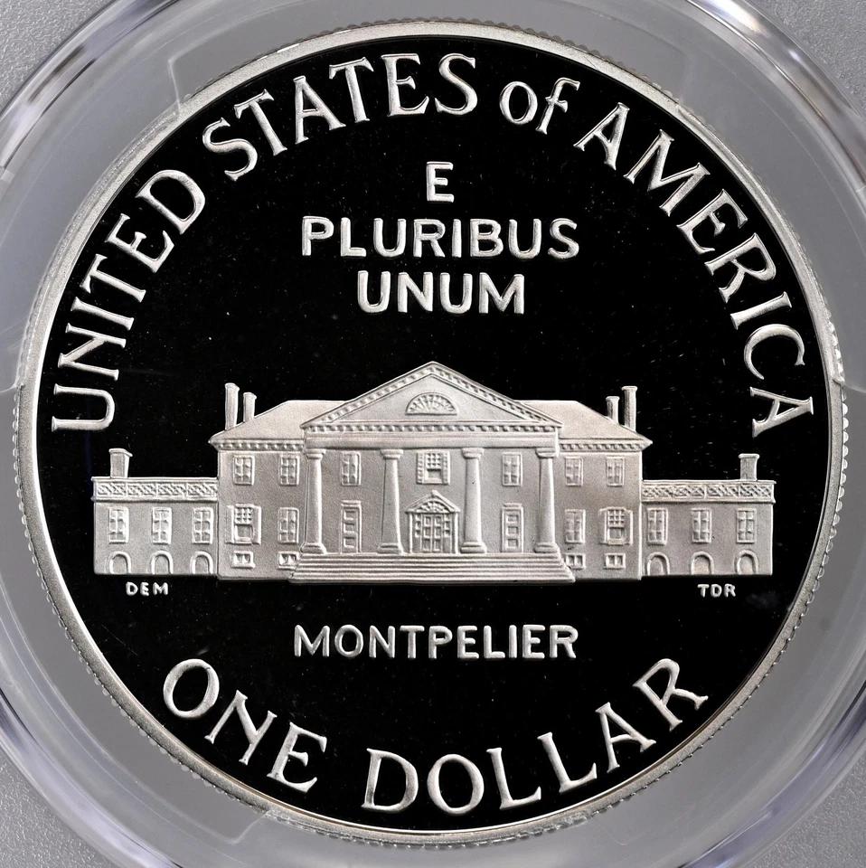 1993-S  $1 MADISON PROOF SILVER DOLLAR (BILL OF RIGHTS) PCGS PR70 DCAM #49028557 - Image 3 of 4