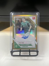 Maximilian Wober Auto Numbered 43/50 Gold Topps Bundesliga 26? SV Werder Bremen