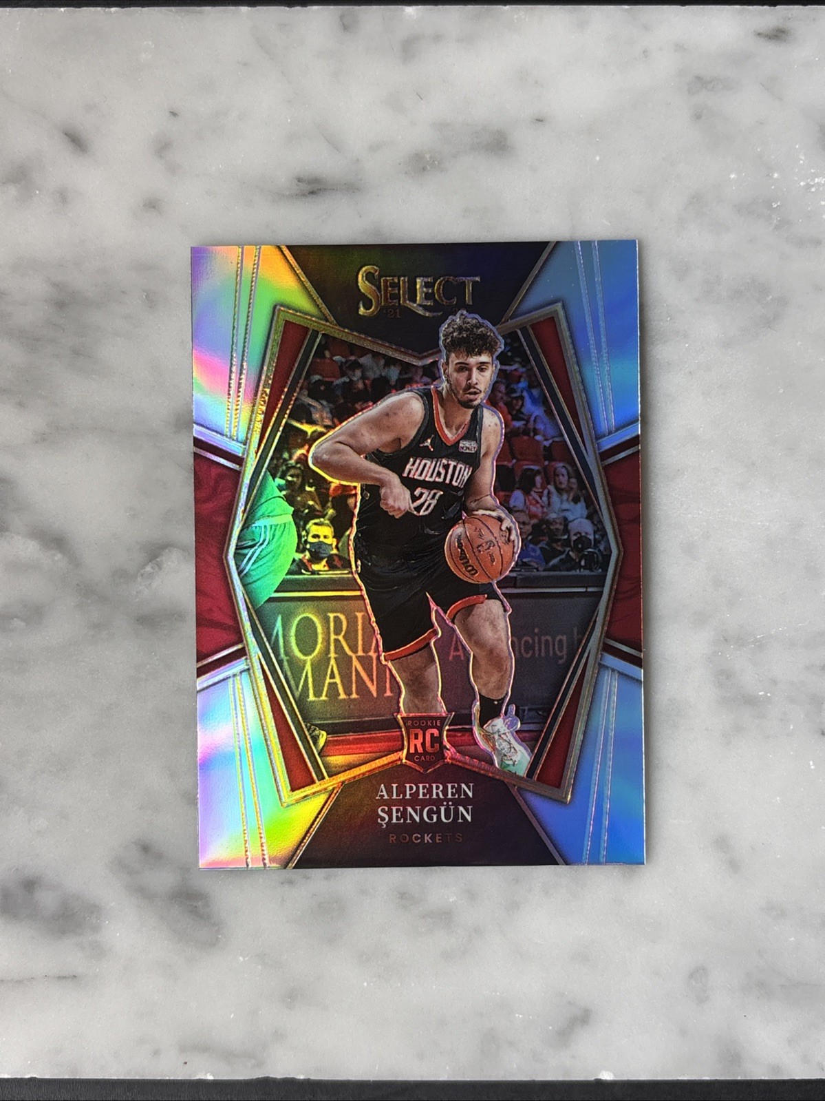 2021-22 Panini Select - Premier Level Alperen Sengun #114 Silver Prizm (RC)