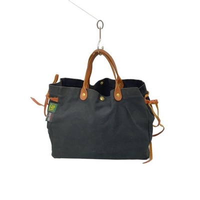 IL BISONTE Handbag/Canvas/BLK/Plain//
