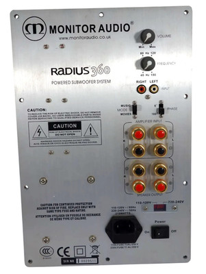 Plate Replacement for Monitor Audio Radius 360 subwoofer  - Free shipping