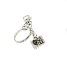Have Faith Greater Than Your Fear Charm Key Chain, Gift For Her, Graduation Gift