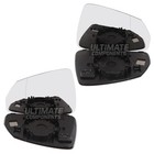 Wing Door Mirror Glass For BMW X2 U10 2024-> Wide Angle Heated Pair Left & Right