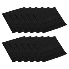 8x8cm Jewelry Pouches with Band, 16 Pack Microfiber Portable Soft Storage Bag...