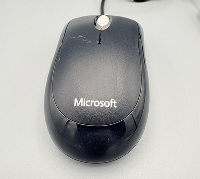 OEM Microsoft Basic Optical Black Mouse V2.0 USB Model: 1113 Works