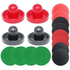 Air Hockey Paddles Pucks Set 4 Striker 96mm 8 Pucks 64mm Replacement