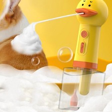 Little Yellow Duck Foam Pet Dog Cleaning Machine USB Automatic Soap Dispenser.