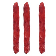 3 Pcs Artificial Hot Dog Model Photography Props Fake Sausage Food