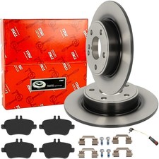 TRW Bremsscheiben 276mm Bel&auml;ge WAKO Hinten Satz f&uuml;r MERCEDES C117 W246 W176