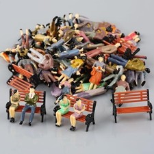 20 x Model Railway Painted Figures 1:75 Scale OO Gauge 00 People Accessories