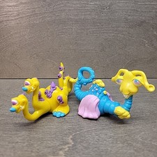 Lot of 2 Monster Figures vtg Current Inc Colorful Goofy Interchangable Parts