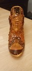 Vintage Amber Glass Shoe — photo 6