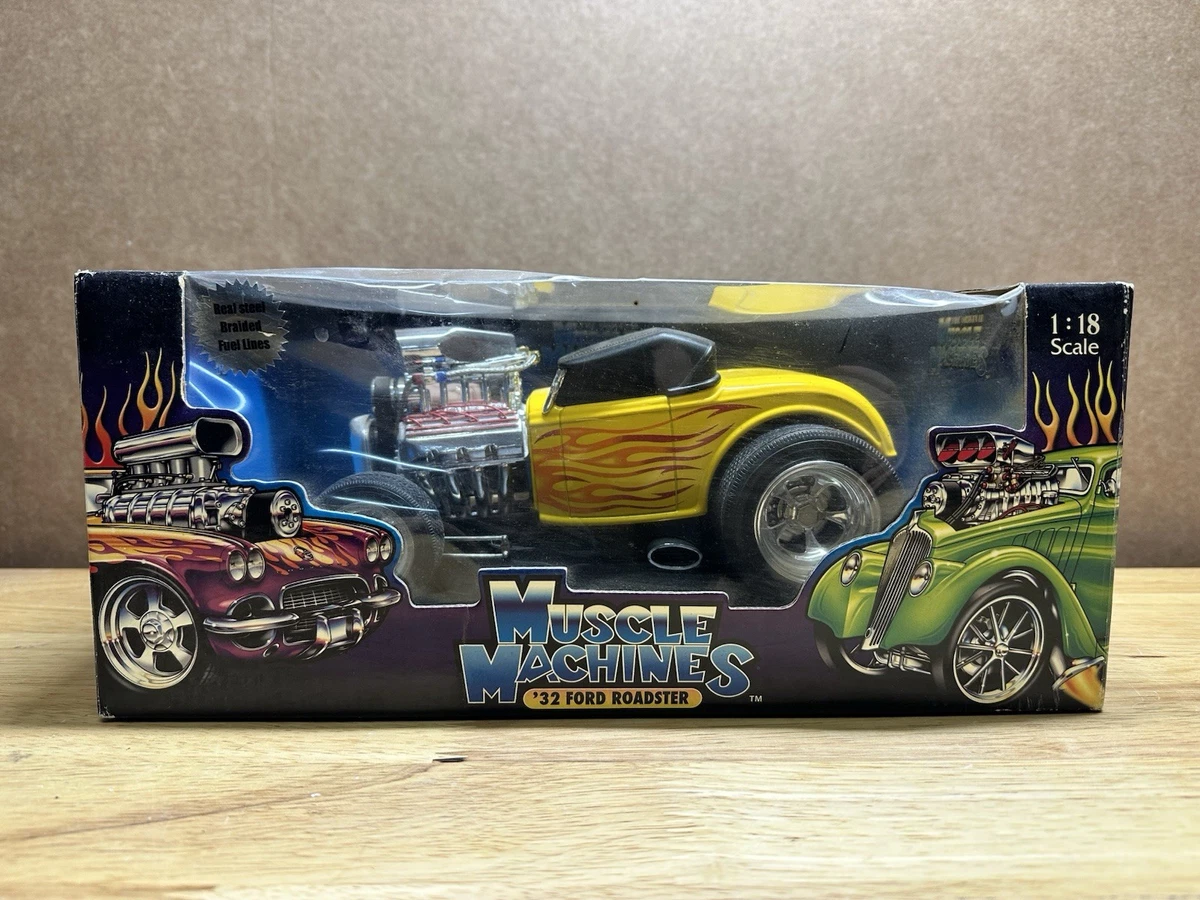 Muscle Machine 1/18 Miniature Voiture Die-cast 61198 - Ford Roadster 1932 Bleue