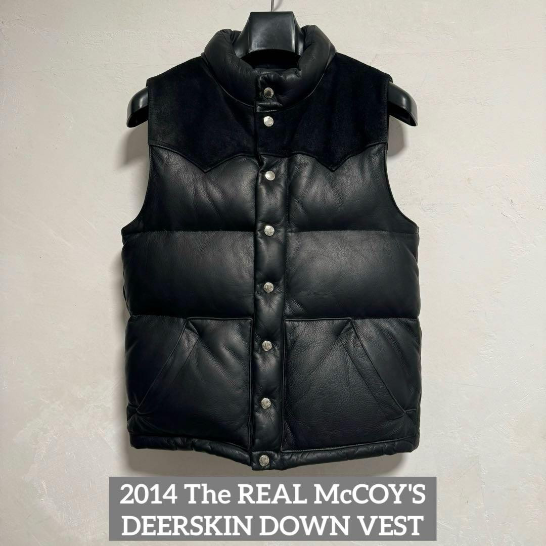 ジャケット・アウター 2014 The REAL McCOY'S DEERSKIN DOWN VEST DEERSKIN DOWN VEST – The Real McCoy's
