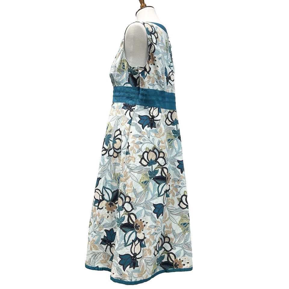 Croft And Barrow Babydoll Sundress Womens Sz 18 Floral Fairycore Cottagecore Y2K - Image 3 of 4