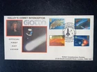 1986 HALLEY'S COMET DGT OFFICIAL FDC & BRITISH INTERPLANETARY SOCIETY SHS CV £20