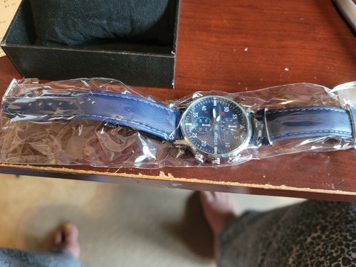 MiGEER Quartz Watch Navy Band - Picture 2 of 2
