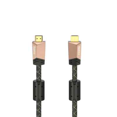 Hama Premium HDMI-Kabel m. Ethernet, Stecker-Stecker, Ferrit, Metall,1,5m 205025