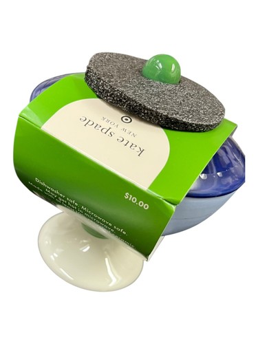 Kate Spade x Target Stoneware CANDY DISH Cobalt Blue•Light Blue•White•Green NEW - Picture 5 of 11