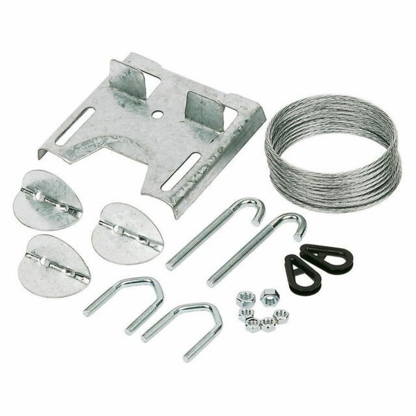 Labgear TV Aerial Mast Chimney Bracket Lashing Wire Mounting Fixing Kit