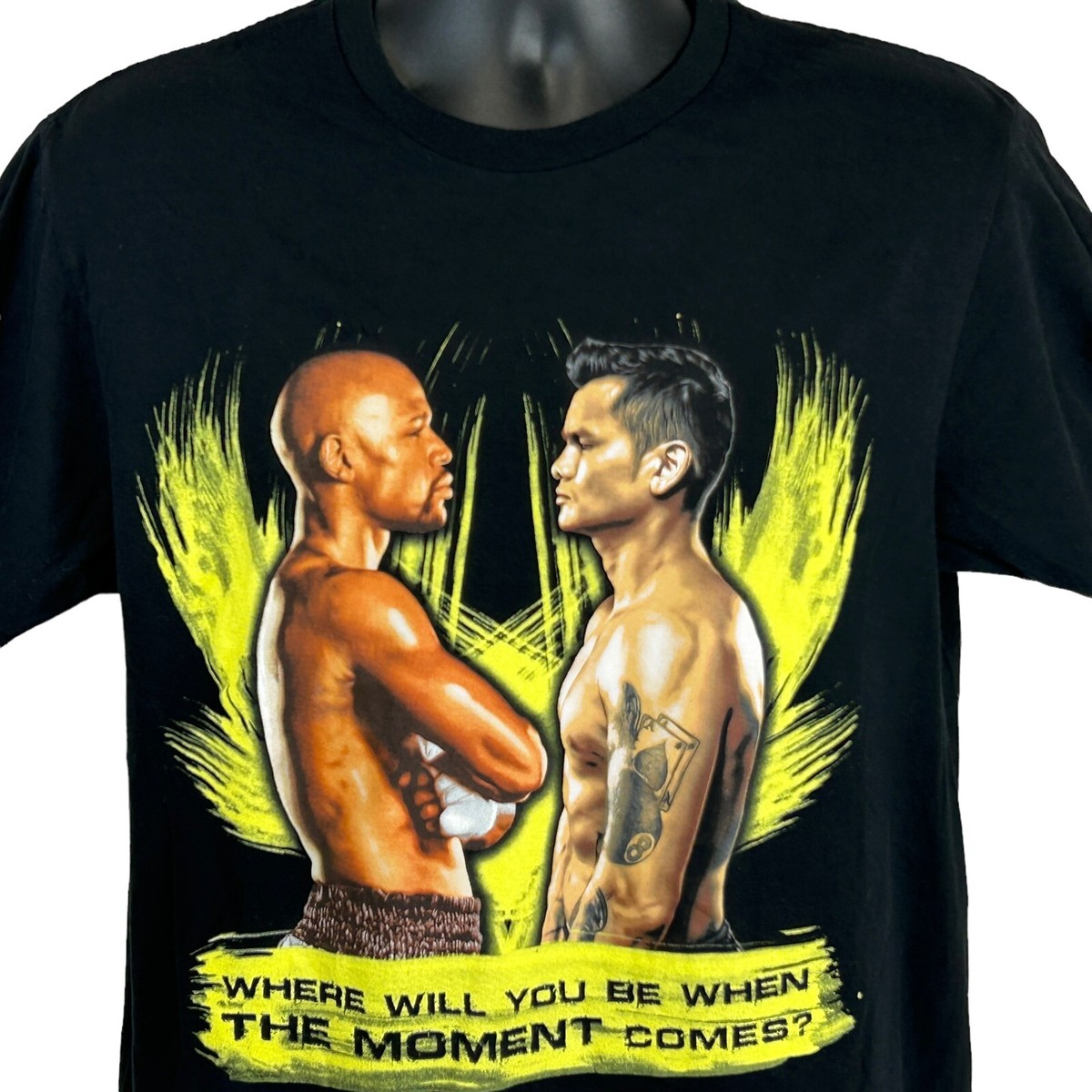 Floyd Mayweather vs Marcos Maidana T Shirt Black Boxing Boxer 2014