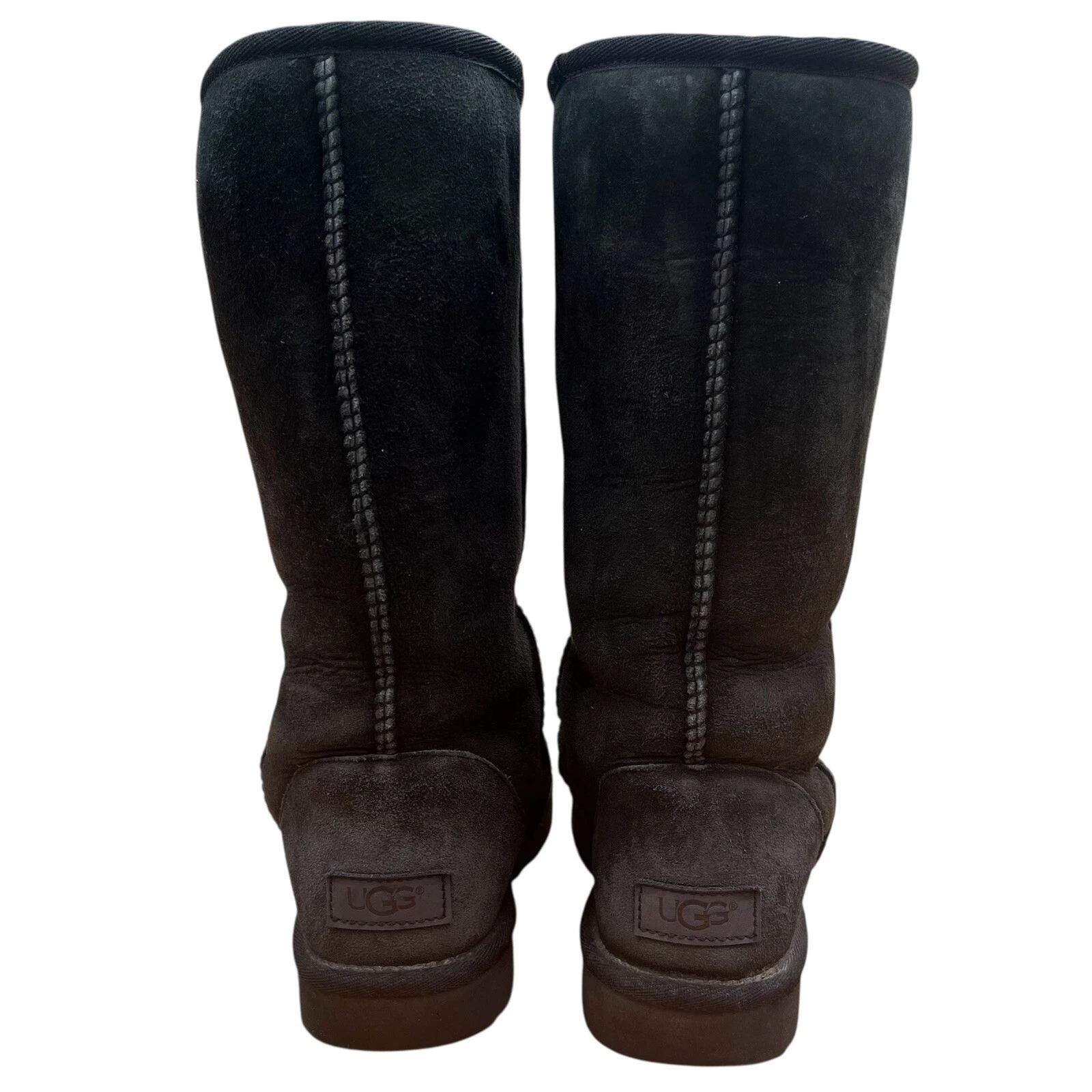 Stivali neri alti classici UGG taglia 6 scamosciati 1016224