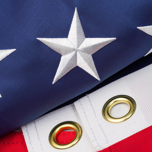 Amerikanische Flaggen für außen 3X5, 100% in USA Anti-Tear für außen lebendige Farben - Bild 10 von 12