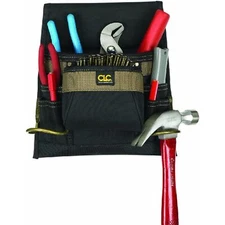 CLC Custom Leathercraft 1823 Nail and Tool Bag, Poly, 8-Pocket , Blue