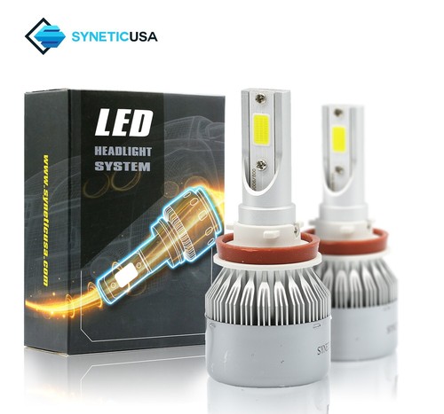 2 Sided High Power H4 LED Headlight High/Low Combo Light Bulbs 6000K White - Bild 1 von 9