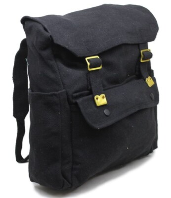 WP4 Webbing Military Retro Bag Canvas Backpack Day Pack