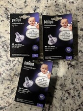 3 Pack 40 Ct Ea Braun ThermoScan Lens Filters Ear Thermometer Covers 120 Total