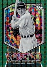 2021 Panini Mosaic Green Mosaic Vintage #V2 George Kell 