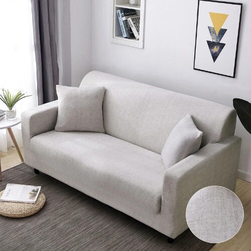 1PC Elastic Sofa Cover for Non Slip Corner L/U shape Sectional Sofa Slipcovers - Bild 21 von 58